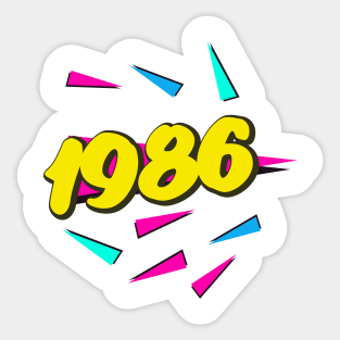 1986 Sticker